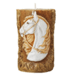 WHITE HORSE TOTEM CANDLE