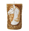 WHITE HORSE TOTEM CANDLE