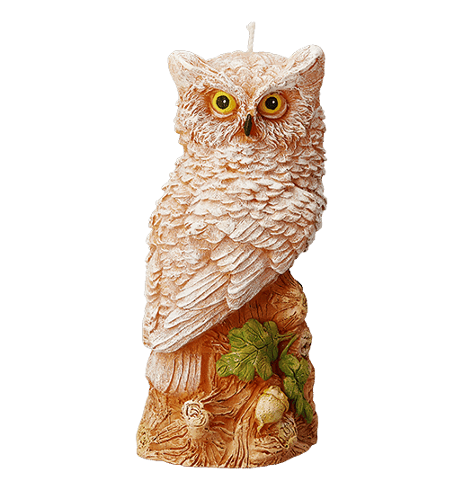 SNOWY OWL CANDLE