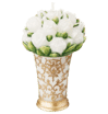 WHITE TULIP BOUQUET CANDLE