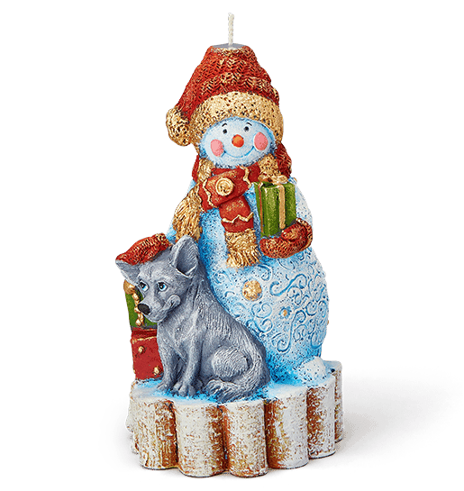 SNOWMAN’S BEST FRIEND CANDLE