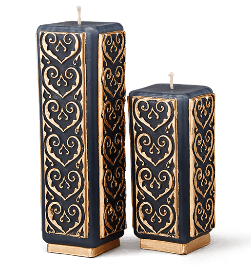 SLATE GREY NADINE CANDLE SET