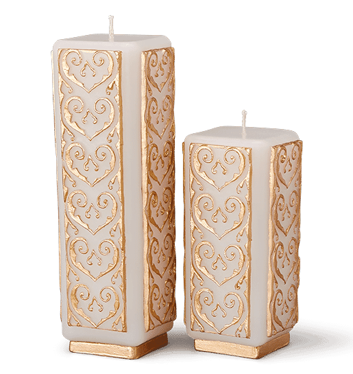 PURE WHITE NADINE CANDLE SET