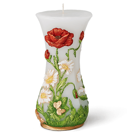 POPPY VASE CANDLE