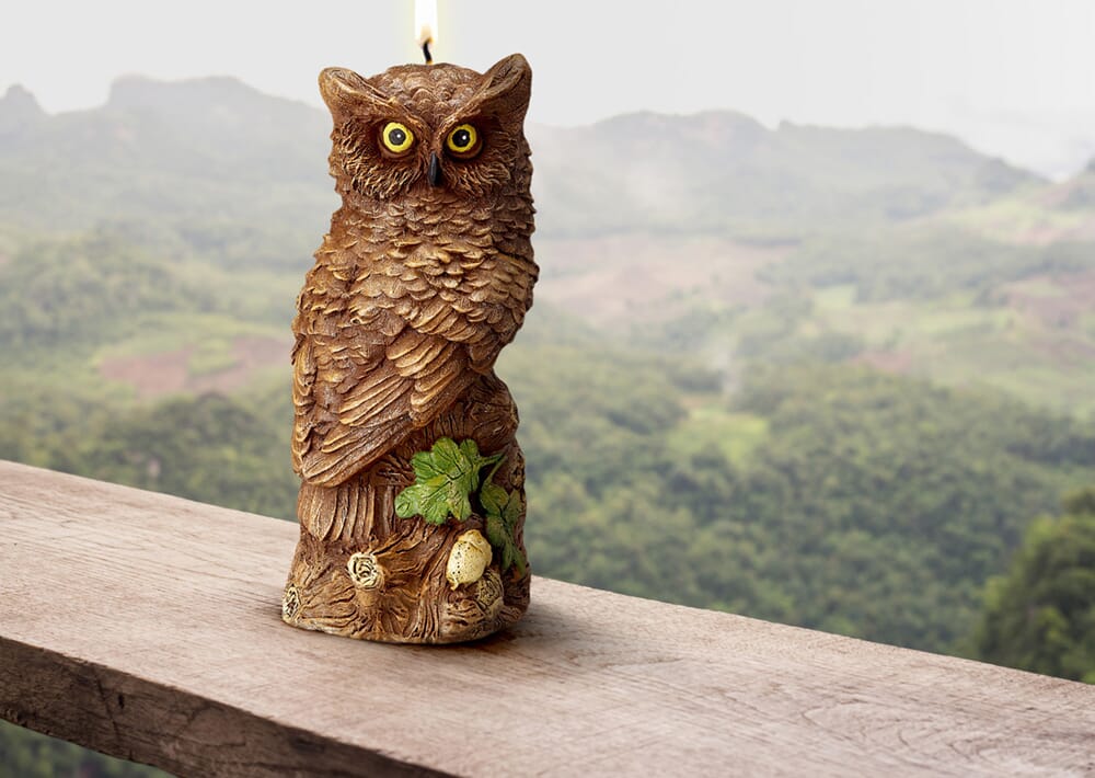 TAWNY OWL CANDLE