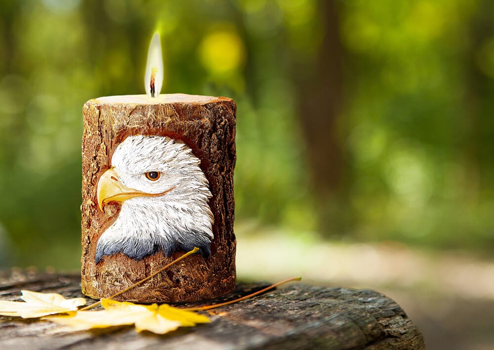 EAGLE TOTEM CANDLE