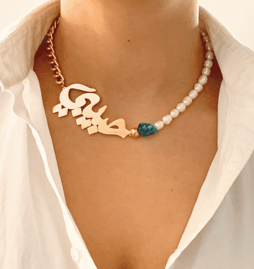 PEARLS WITH TURQUOISE NECKLACE